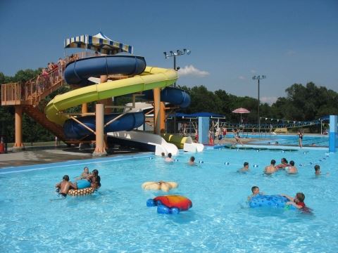 Swimmers Enjoying Walton Pool